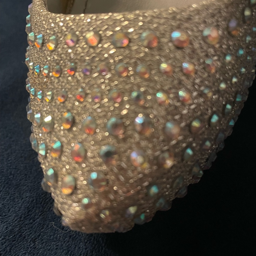 Sparkling Rhinestone Stiletto Heels - Picture 2 of 4